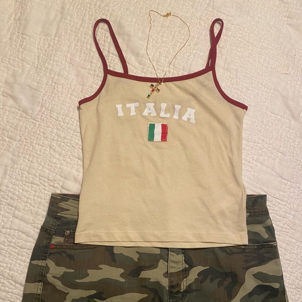 Y2k‎ camo mini skirt